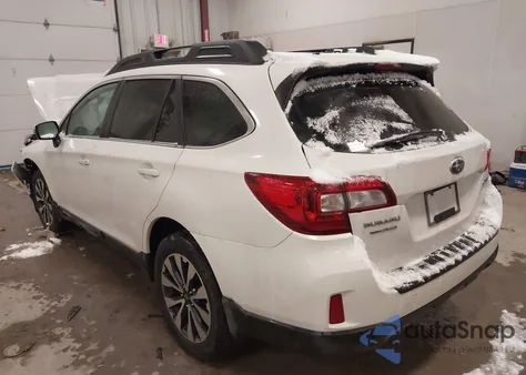 2015 Subaru Outback 2.5I Limited z USA, uszkodzony, nr VIN 4S4BSBJC7F3359498